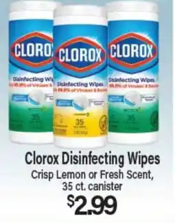 Angelo Caputo's Fresh Market Clorox Disinfecting Wipes offer
