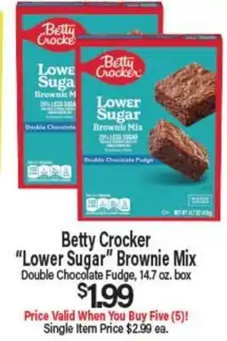 Angelo Caputo's Fresh Market Betty Crocker Lower Sugar Brownie Mix offer