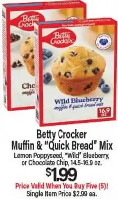 Angelo Caputo's Fresh Market Betty Crocker Muffin & Quick Bread Mix offer