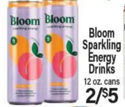Angelo Caputo's Fresh Market Bloom Sparkling Energy Drinks offer