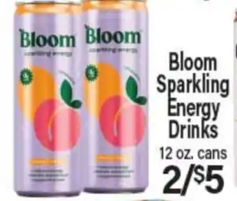 Angelo Caputo's Fresh Market Bloom Sparkling Energy Drinks offer