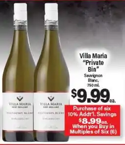 Angelo Caputo's Fresh Market Villa Maria Private Bin Sauvignon Blanc offer