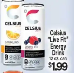 Angelo Caputo's Fresh Market Celsius Live Fit Energy Drink offer