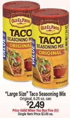 Angelo Caputo's Fresh Market Large Size Taco Seasoning Mix offer