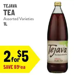 New Seasons Market Tejava tea offer