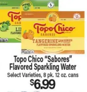 Angelo Caputo's Fresh Market Topo Chico Sabores Flavored Sparkling Water offer