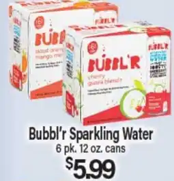 Angelo Caputo's Fresh Market Bubbl'r Sparkling Water offer