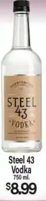 Angelo Caputo's Fresh Market Steel 43 Vodka offer