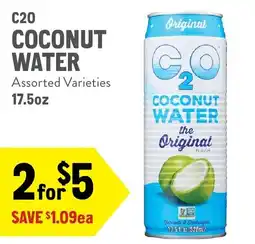 New Seasons Market C20 coconut water offer