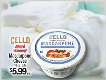 Angelo Caputo's Fresh Market CELLO Mascarpone Cheese offer