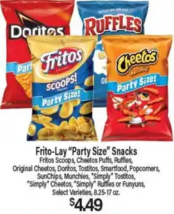 Angelo Caputo's Fresh Market Frito-Lay Party Size Snacks offer