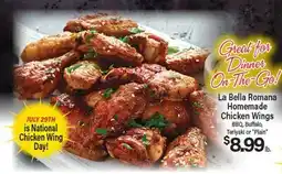 Angelo Caputo's Fresh Market La Bella Romana Homemade Chicken Wings offer