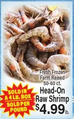 Angelo Caputo's Fresh Market Head-On Raw Shrimp offer