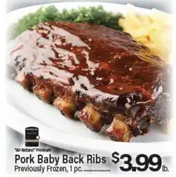 Angelo Caputo's Fresh Market Pork Baby Back Ribs offer
