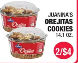 Carnicerias Jimenez JUANINA'S OREJITAS COOKIES offer