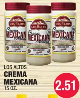 Carnicerias Jimenez LOS ALTOS CREMA MEXICANA offer