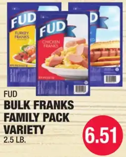 Carnicerias Jimenez FUD BULK FRANKS FAMILY PACK VARIETY offer