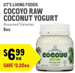 New Seasons Market Gt's Living Foods Cocoyo Raw Coconut Yogurt offer