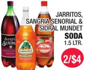 Carnicerias Jimenez JARritos, Sangria Senorial & Sidral Mundet offer