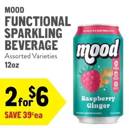 New Seasons Market Mood functional sparkling beverage offer
