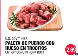 Carnicerias Jimenez U.S. GOV'T INSPI PALETA DE PUERCO CON HUESO EN TROCITOS offer