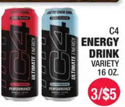 Carnicerias Jimenez C4 ENERGY DRINK VARIETY offer