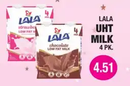 Carnicerias Jimenez LALA UHT MILK offer