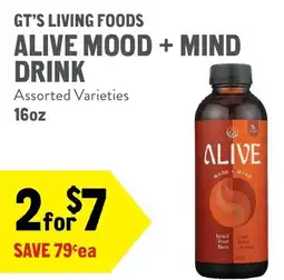 New Seasons Market Gt's Living Foods Alive Mood + Mind Drink offer