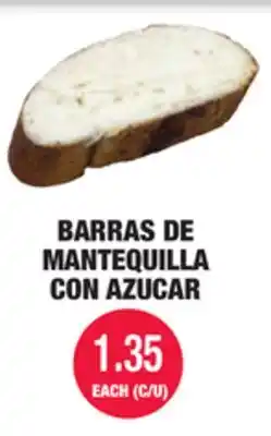 Carnicerias Jimenez BARRAS DE MANTEQUILLA CON AZUCAR offer