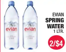 Carnicerias Jimenez EVIAN SPRING WATER offer