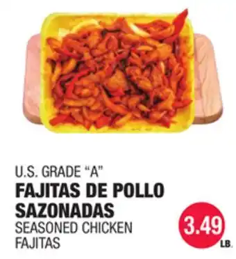 Carnicerias Jimenez U.S. GRADE A FAJITAS DE POLLO SAZONADAS offer