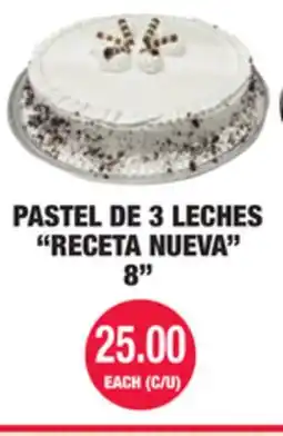 Carnicerias Jimenez PASTEL DE 3 LECHES RECETA NUEVA offer