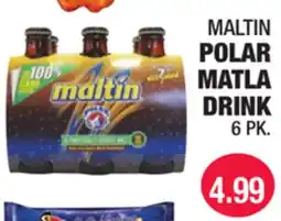 Carnicerias Jimenez MALTIN POLAR MATLA DRINK offer