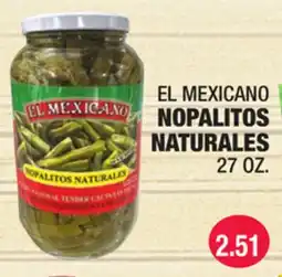 Carnicerias Jimenez EL MEXICANO NOPALITOS NATURALES offer