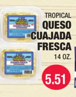Carnicerias Jimenez TROPICAL QUESO CUAJADA FRESCA offer