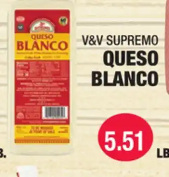 Carnicerias Jimenez V&V SUPREMO QUESO BLANCO offer