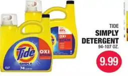 Carnicerias Jimenez TIDE SIMPLY DETERGENT offer
