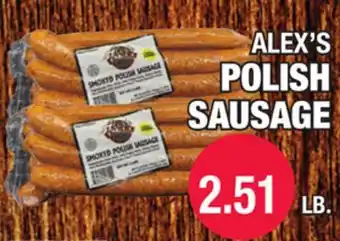 Carnicerias Jimenez ALEX'S POLISH SAUSAGE offer