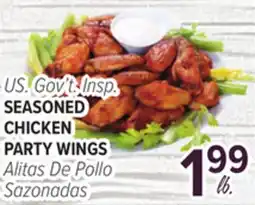 Cermak Fresh Market U.S. Gov't Insp. SEASONED CHICKEN PARTY WINGS offer