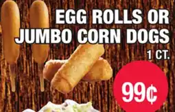 Carnicerias Jimenez EGG ROLLS OR JUMBO CORN DOGS offer