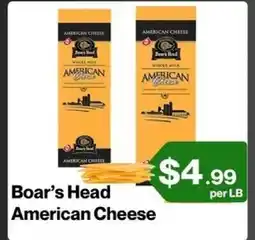 Market Place on Oakton Boar's Head American Cheese offer