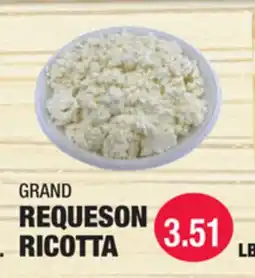 Carnicerias Jimenez GRAND REQUESON RICOTTA offer