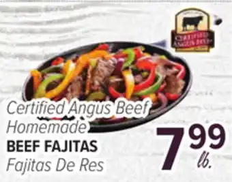 Cermak Fresh Market Certified Angus Beef Homemade BEEF FAJITAS offer