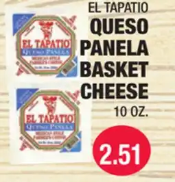 Carnicerias Jimenez EL TAPATIO QUESO PANELA BASKET CHEESE offer