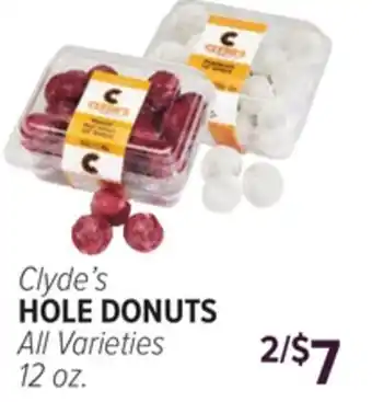 Cermak Fresh Market Clyde's HOLE DONUTS offer
