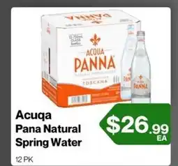 Market Place on Oakton Acuqa Pana Natural Spring Water offer