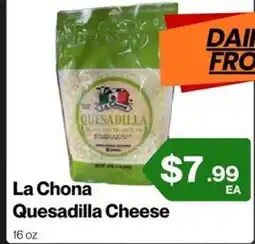 Market Place on Oakton La Chona Quesadilla Cheese offer