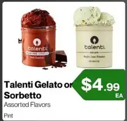 Market Place on Oakton Talenti Gelato or Sorbetto offer