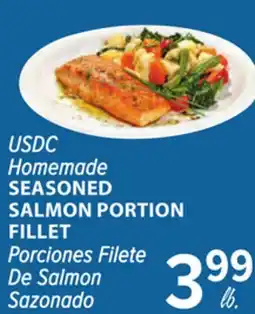 Cermak Fresh Market USDC Homemade SEASONED SALMON PORTION FILLET offer