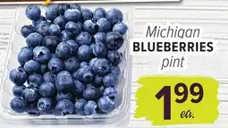 Cermak Fresh Market Michigan BLUEBERRIES offer